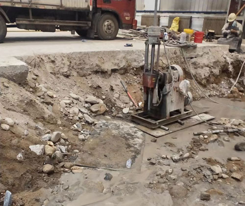 宾县公路下沉压浆